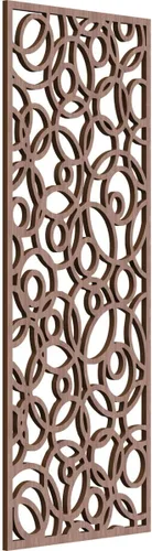 Miniatura 44 de Latrobe Paneles de pared decorativos de madera con calado, 9 3/8 pulgadas de ancho x 24 3/8 pulgadas de alto x 3/8 de alto, roble rojo rojo (Red Oak)