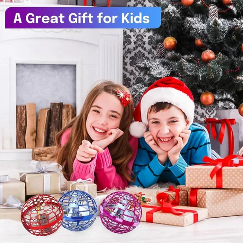 Miniatura 5 de Fly Orb Hover Ball Pelota Flotante Boomerang Spinner Drone Balls - Juguetes Geniales Regalos para Niños y Niñas de 6-15 Años (Azul) (Azul_01)