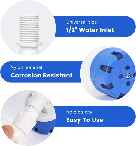 Miniatura 3 de Válvula automática de control de nivel de agua de entrada superior de 1/2 "válvula de flotador de agua automática para tanque de agua ganado agua