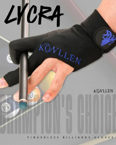 Miniatura 22 de KONLLEN Billiards Gloves for Left Hand/Right Hand L/XL Pool Gloves Professional Non-Slip Adjustable Breathable Snooker Gloves Popular Sizes for Men