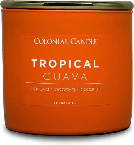 Miniatura 30 de Colonial Candle Winter Woods - Vela perfumada en frasco, colección Pop of Color, 3 mechas, verde, 14.5 onzas, hasta 60 horas de combustión