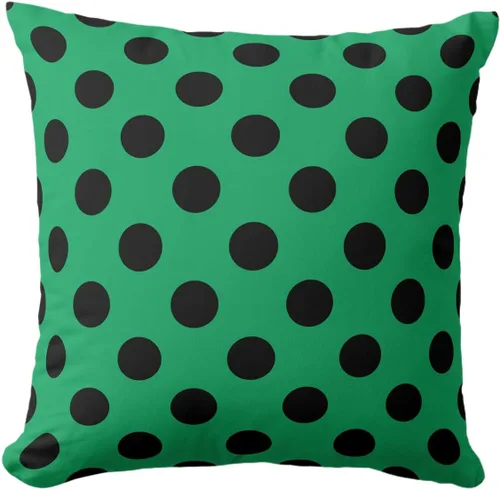 Miniatura 77 de Fundas de almohada de lunares negros sobre beige de 16 x 16 pulgadas, fundas de almohada decorativas rústicas y cuadradas para decoración del sofá