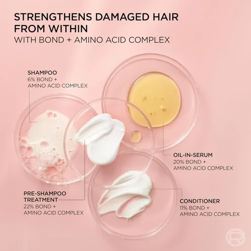 Miniatura 9 de L'Oreal Paris Tratamiento Pre-Champú Sin Sulfatos para Reparación de Enlaces, Reparación Capilar para Cabello Teñido, Decolorado o Dañado, EverPure