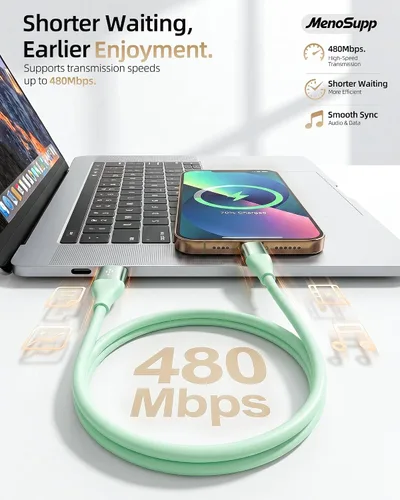 Miniatura 3 de Paquete de 3 cargadores para iPhone de 10 pies con certificación MFi de Apple, cable Lightning de carga rápida compatible con iPhone 14 13 12 11 Pro