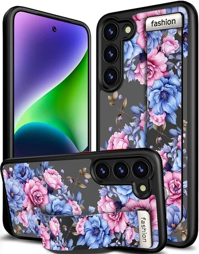 Miniatura 62 de Compatible para Samsung Galaxy S23 Funda Bonita con Correa Soporte Dedo Kickstand, Fundas de Silicona Geniales de Diseñador Funda Cover - Mariposa