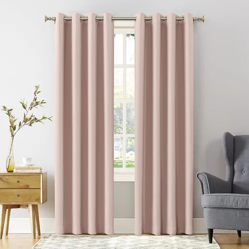 Miniatura 30 de Sun Zero Soho Paquete de 2 paneles de cortinas opacas con ojales de eficiencia energética, 54 x 84 pulgadas, color plateado Gris plateado