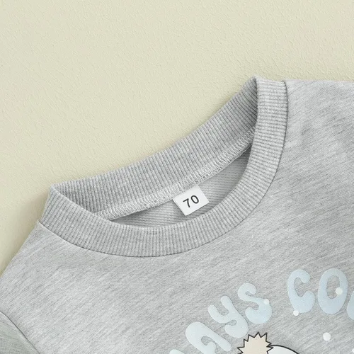 Miniatura 31 de Ropa de Halloween para bebé, sudadera de manga larga con diseño de calabaza, conjunto de pantalones de fiesta de Halloween para otoño e invierno