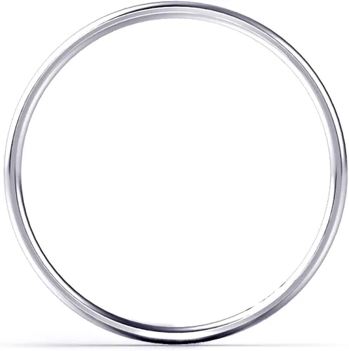 Miniatura 5 de Anillo de alianza de boda de 10 mm en blanco amarillo oro rosa de 2 mm