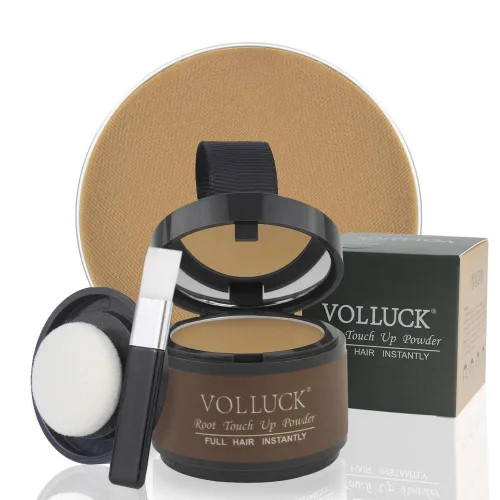 Miniatura 30 de Polvo de retoque de raíz, polvo instantáneo para la línea del cabello para áreas delgadas y cobertura de cabello gris, cobertura de raíz natural