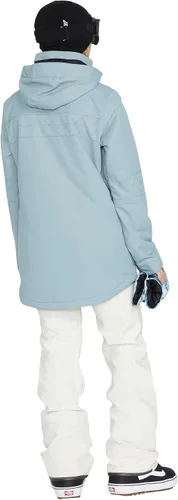 Miniatura 4 de Volcom Fawn - Chaqueta con capucha para mujer con aislamiento para snowboard y esquí Violeta Violet Ice