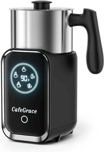 Miniatura 8 de Espumador de leche automático, espumador de leche eléctrico y vaporizador extraíble apto para lavavajillas, calefacción electromagnética