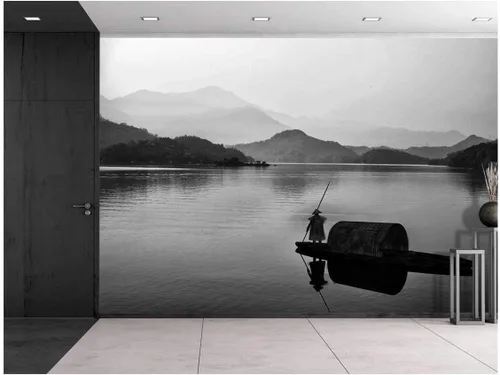 Miniatura 31 de wall26 - Black Rocks on a Lake - Mural de pared, calcomanía extraíble, decoración del hogar - 66x96 pulgadas