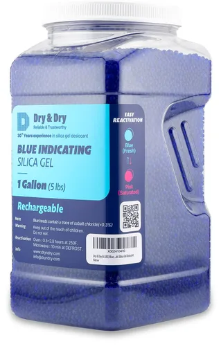 Miniatura 8 de Dry & Dry [1.63 kg] Cuentas de gel de sílice indicadoras de primera calidad de color naranja (estándar de la industria 3-5 mm) - Cuentas de gel