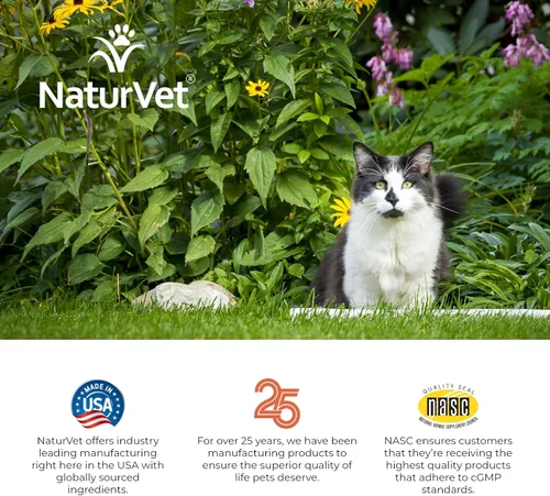 Miniatura 9 de NaturVet Aller-911 Allergy Aid Plus Antioxidantes para gatos - 60 masticables suaves Apoya el sistema inmunológico, la humedad de la piel