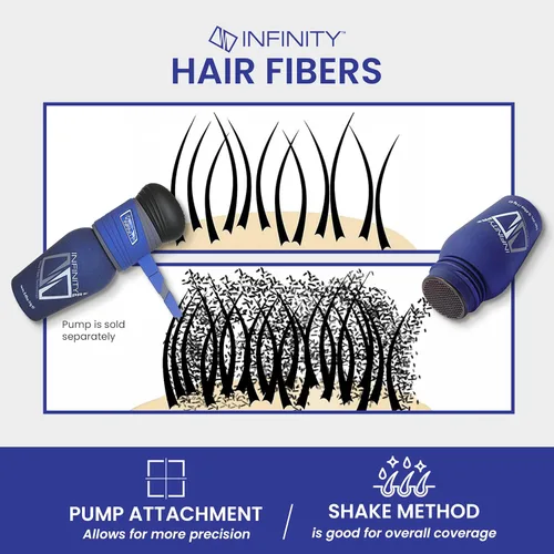 Miniatura 8 de Fibra de cabello Master de Infinity, Café Oscuro Marrón oscuro