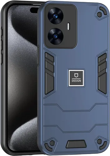 Miniatura 356 de Funda compatible con Huawei Y9 Prime (2019), compatible con Huawei Y9 Prime (2019) 4G STK-L21 2 en 1 [PC duro + TPU], funda de teléfono azul