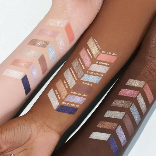 Miniatura 30 de SELESTIA BEAUTY Paleta de sombra de ojos de maquillaje Mother of Lights - 12 tonos mezclables con acabados mate y brillante - Paleta de sombras
