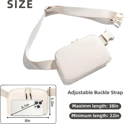 Miniatura 2 de Bolso de cinturón con cremallera bidireccional unisex