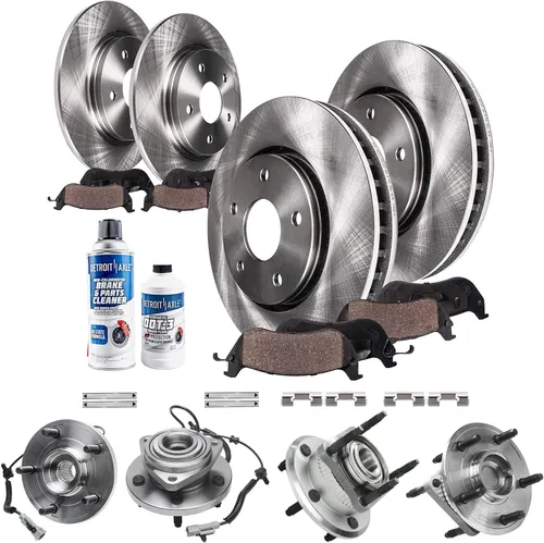 Miniatura 54 de Detroit Axle - Rotores de freno para Chrysler 200 2015 2016 2017, Rotores de freno de disco de reemplazo: 12.01" pulgadas delantero y 10.95