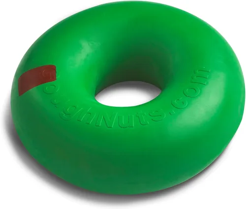 Miniatura 7 de Goughnuts - Juguete de goma para morder para perros Med.75, verde, anillo
