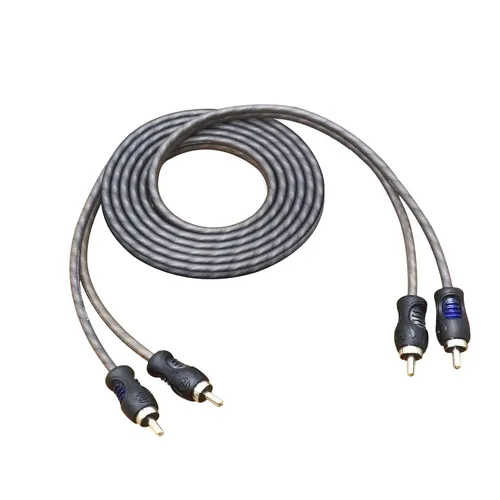 Miniatura 12 de RECOIL RCI23 Cable de audio RCA de 2 canales 100% cobre libre de oxígeno de 3 pies, par trenzado con reducción de ruido