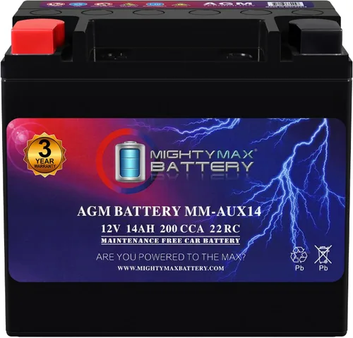 Miniatura 22 de Batería Mighty Max Battery MM-G35 de Arranque y Parada para Coche BCI Grupo Tamaño 35 12V 55Ah, 100RC, 650 CCA Batería de Coche AGM Recargable