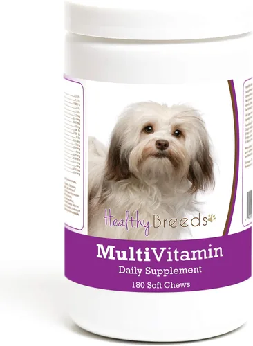 Miniatura 34 de Healthy Breeds Bulldog francés multivitamínico suave masticable para perros 180