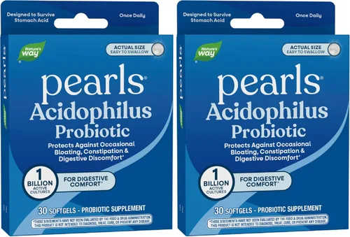 Miniatura 10 de Enzymatic Therapy Perlas de acidophilus , 04293, paquete de de 1, Blanco, 1, 1