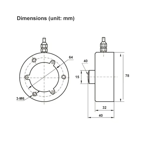 Miniatura 4 de Célula de carga ATO de tensión y compresión, 2.2 lbs - 1,102.3 lbs/220.5 lbs/2 toneladas a 20 toneladas Sensor de fuerza espacial pequeña de célula