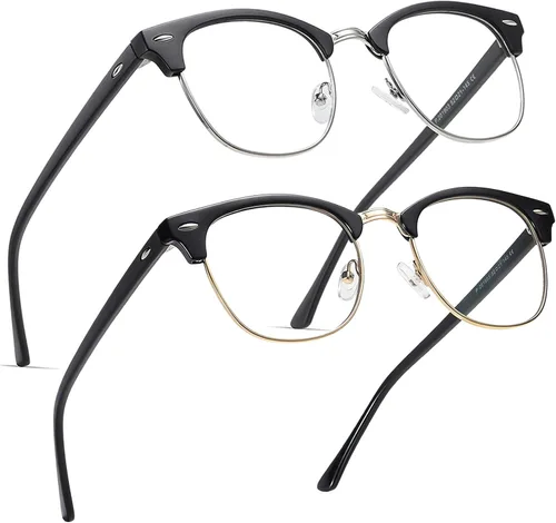 Miniatura 17 de Perfectmiaoxuan - Gafas con bloqueo de luz azul, para computadora/juegos/pantalla para mujeres u hombres, anti luz azul y UV, Estándar