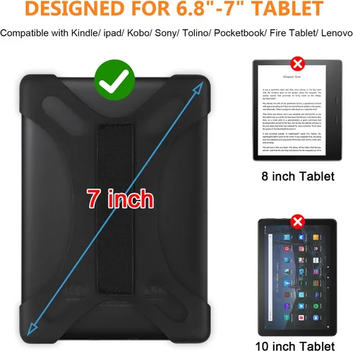 Miniatura 2 de HoYiXi Correa universal de mano para Kindle eReader de 6-7 pulgadas, compatible con Kobo/Pocketbook/Tolino/Paperwhite/Nook eReader, para eReader