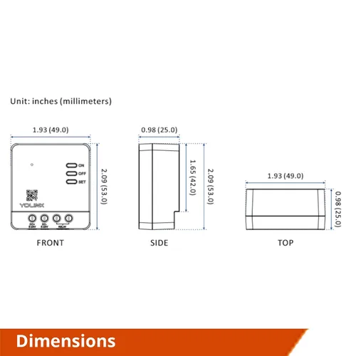 Miniatura 7 de YoLink Relé, interruptor inteligente, relé inteligente YoLink de 1/4 milla de alcance súper largo compatible con Alexa, Google e IFTTT, máx. 5