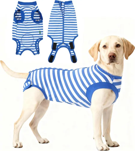 Miniatura 20 de Traje de Recuperación Quirúrgica para Perros, Camisa de Cirugía para Perros Machos y Hembras, Ropa de Recuperación para Esterilización y Castración
