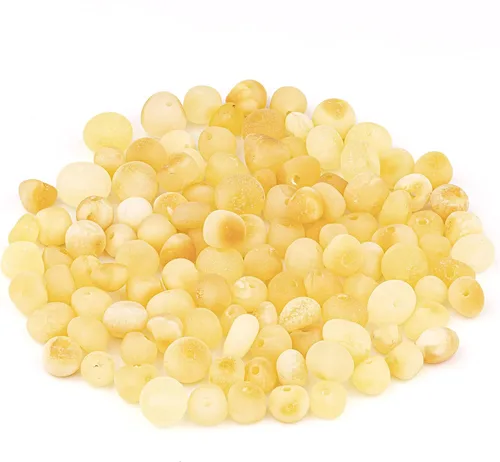 Miniatura 7 de Cuentas de ámbar estilo barroco, pulido y crudo, piedra báltica 100% natural, 0.197-0.236 in, suelta con agujeros perforados, varios colores - Amber