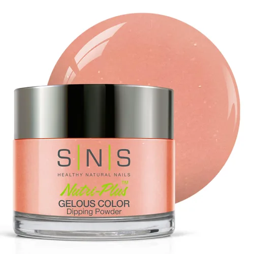 Miniatura 26 de SNS Polvo de inmersión de uñas, polvo de inmersión de color geloso, rosa brillante (rojo/magenta, brillante), color de uñas acrílico de larga
