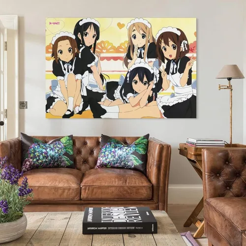 Miniatura 5 de Póster de anime K-on, pintura decorativa, lienzo, arte de pared, póster de sala de estar, regalos para dormitorio, pintura de 12 x 18 pulgadas