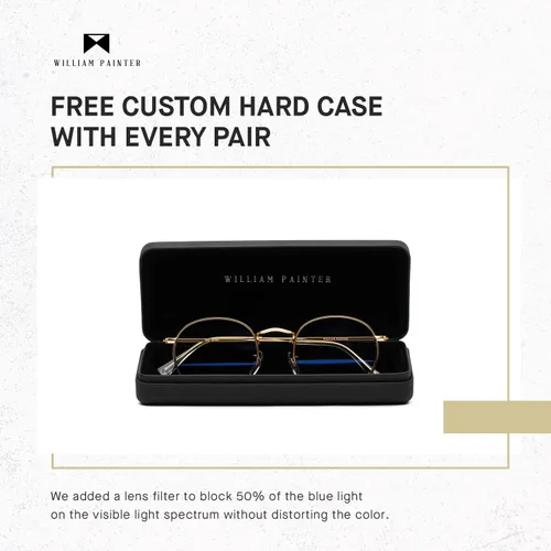 Miniatura 2 de William Painter Gafas de bloqueo de luz azul para mujeres y hombres, reducen la fatiga ocular, la fatiga y los dolores de cabeza
