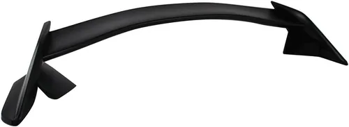 Miniatura 8 de IKON MOTORSPORTS, Alerón de maletero prepintado compatible con Honda Civic 4Dr Sedan 2016-2021, TR pintado #731513 Centro negro brillante y tapa