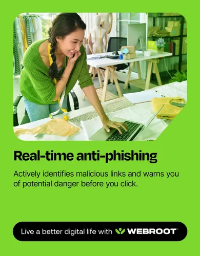Miniatura 4 de Webroot Seguridad de Internet completa Software antivirus 2023 5 dispositivos Descarga de 2 años para PC/Mac/Chromebook/Android/IOS +