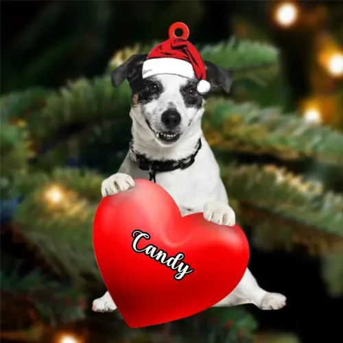 Miniatura 114 de Adornos de Navidad personalizados para perros, nombre personalizado, adorno de Malamute de Alaska, adornos acrílicos, regalos de Navidad, amantes