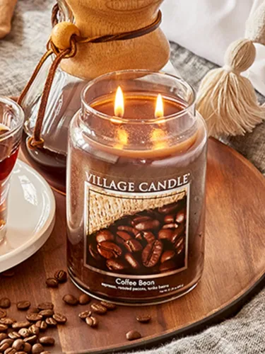 Miniatura 5 de Vela aromática aroma grano de café de 11 Onzas, en tarro de vidrio
