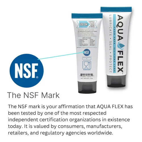 Miniatura 4 de Aqua Flex Grasa lubricante de silicona prémium Grado alimenticio registrado por la NSF Solución de lubricante versátil para piscina y spa