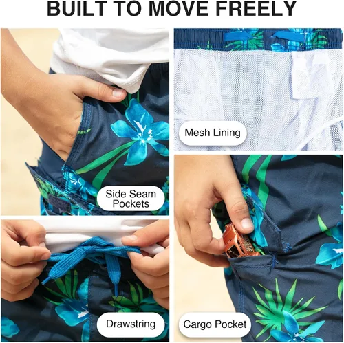 Miniatura 99 de Kanu Surf Traje de baño Yolo de secado rápido UPF 50+ para niños