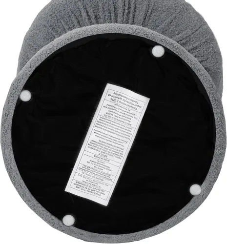 Miniatura 7 de Joveco Reposapiés otomano,Taburete de pie de seta,Taburetes de tocador tapizados de terciopelo de peluche