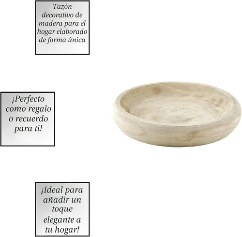 Miniatura 6 de Santa Barbara Design Studio Natural - Grande - Tazón de madera de Paulownia