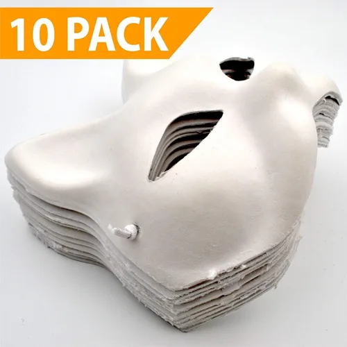 Miniatura 2 de Máscaras de gato Paquete de 10 Pintura de máscaras para niños Artes y manualidades para niños - niños o niñas - Halloween Recuerdo de fiesta