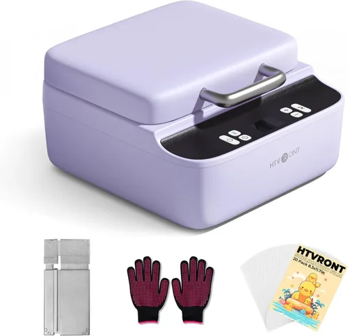 Miniatura 12 de HTVRONT Máquina de prensa de calor para funda de teléfono compatible con iPhone y Android, prensa de calor al vacío H17 para fundas de teléfono