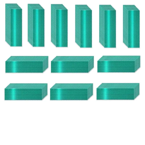 Miniatura 182 de Cinta reflectante blanca de 4 pulgadas, adhesivo de seguridad de advertencia impermeable para exteriores (10 pies)