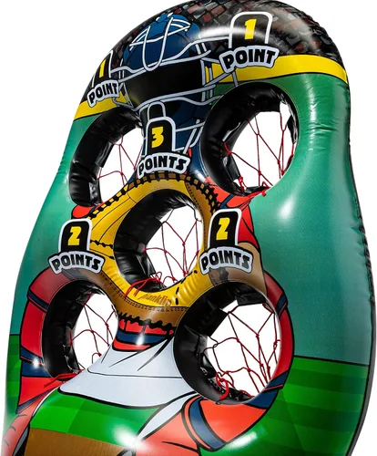 Miniatura 11 de Franklin Sports Juego Inflable de Lanzamiento de Objetivo para Niños - Juego Mini de Lanzamiento - Juego de Juguete Portátil para Interiores