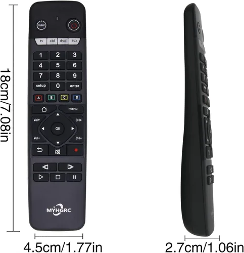 Miniatura 6 de Control remoto universal para todos los televisores/DVD/Reproductor de Blu-ray/VCR/Combo/CBL/Reproductor de medios de transmisión de audio y más